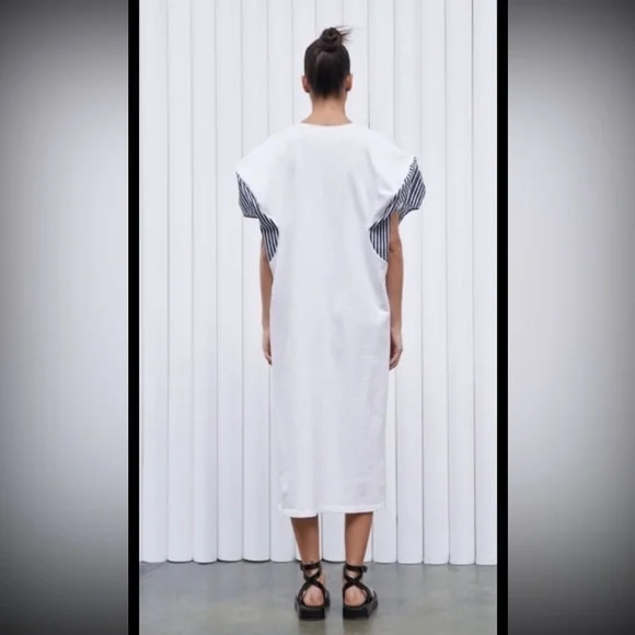 Zara puff sleeves white size S - Picture 2 of 5